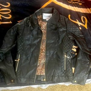 Black pleather jacket